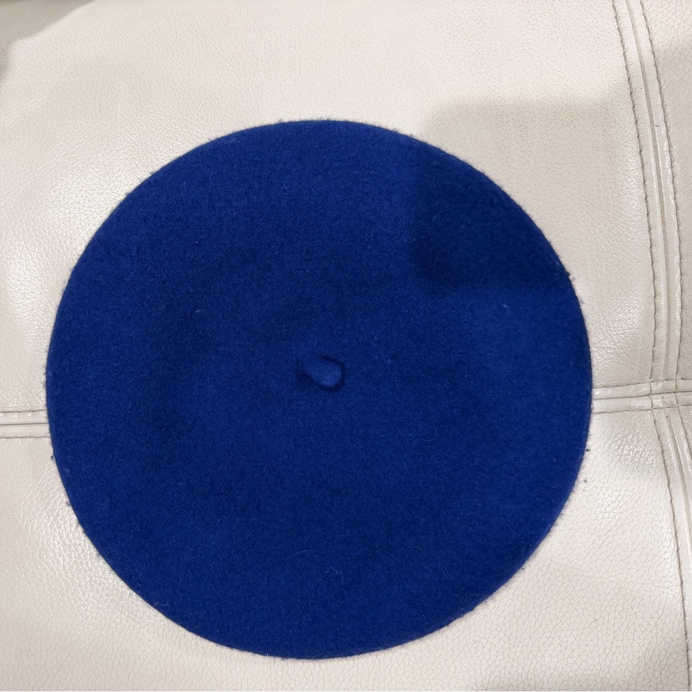 & Other Stories 100% Wool Blue Beret